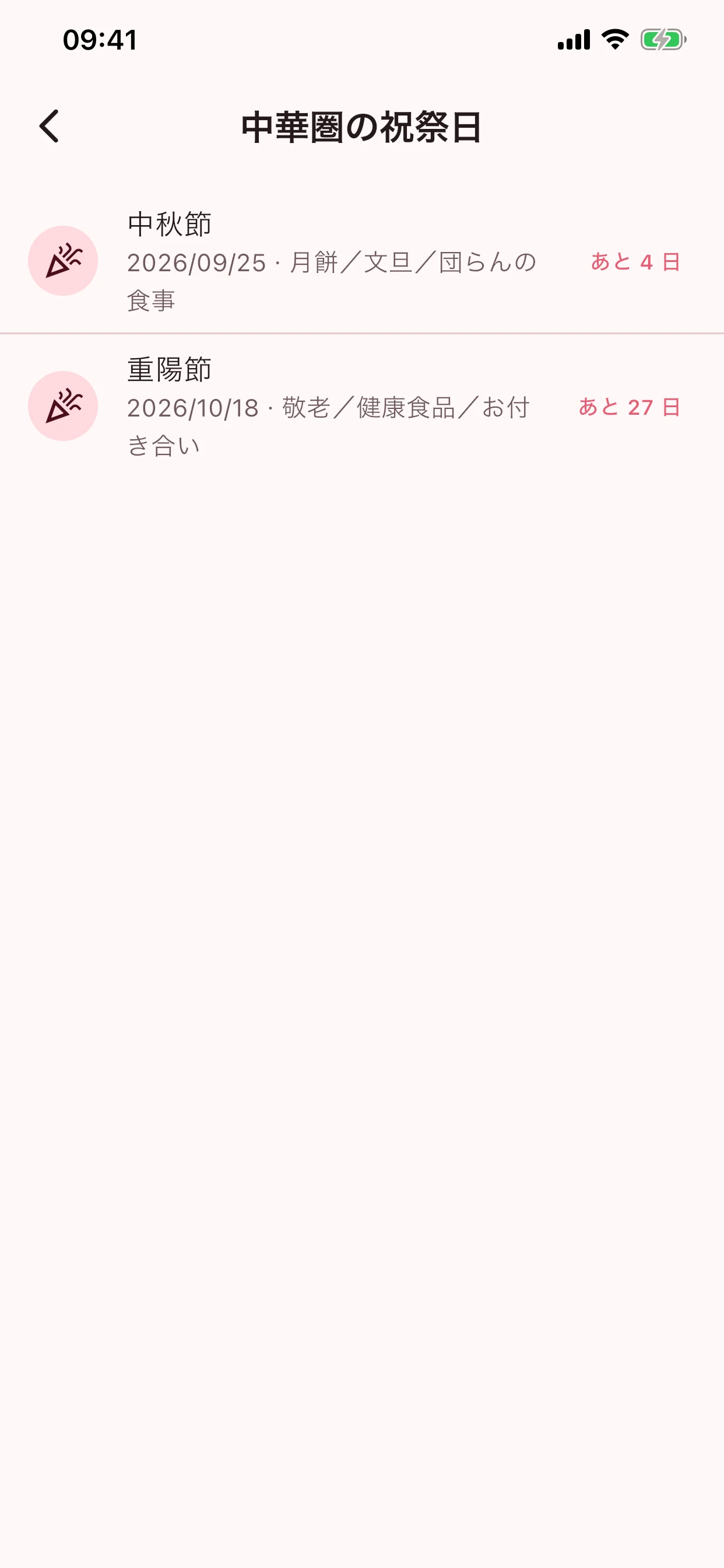 華人の年中行事